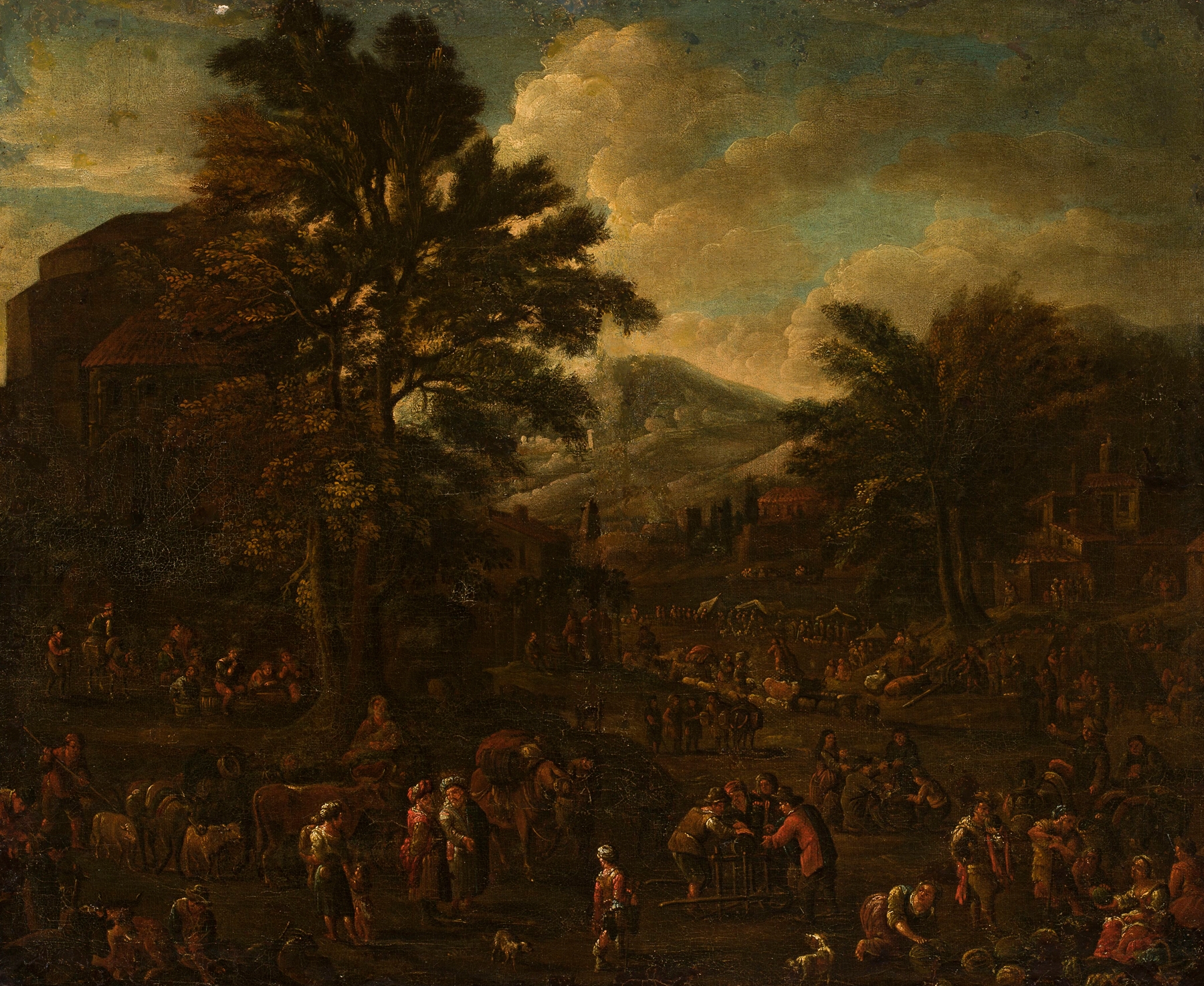 Still life of fruits and vegetables by Peeter van Bredael, oil painting