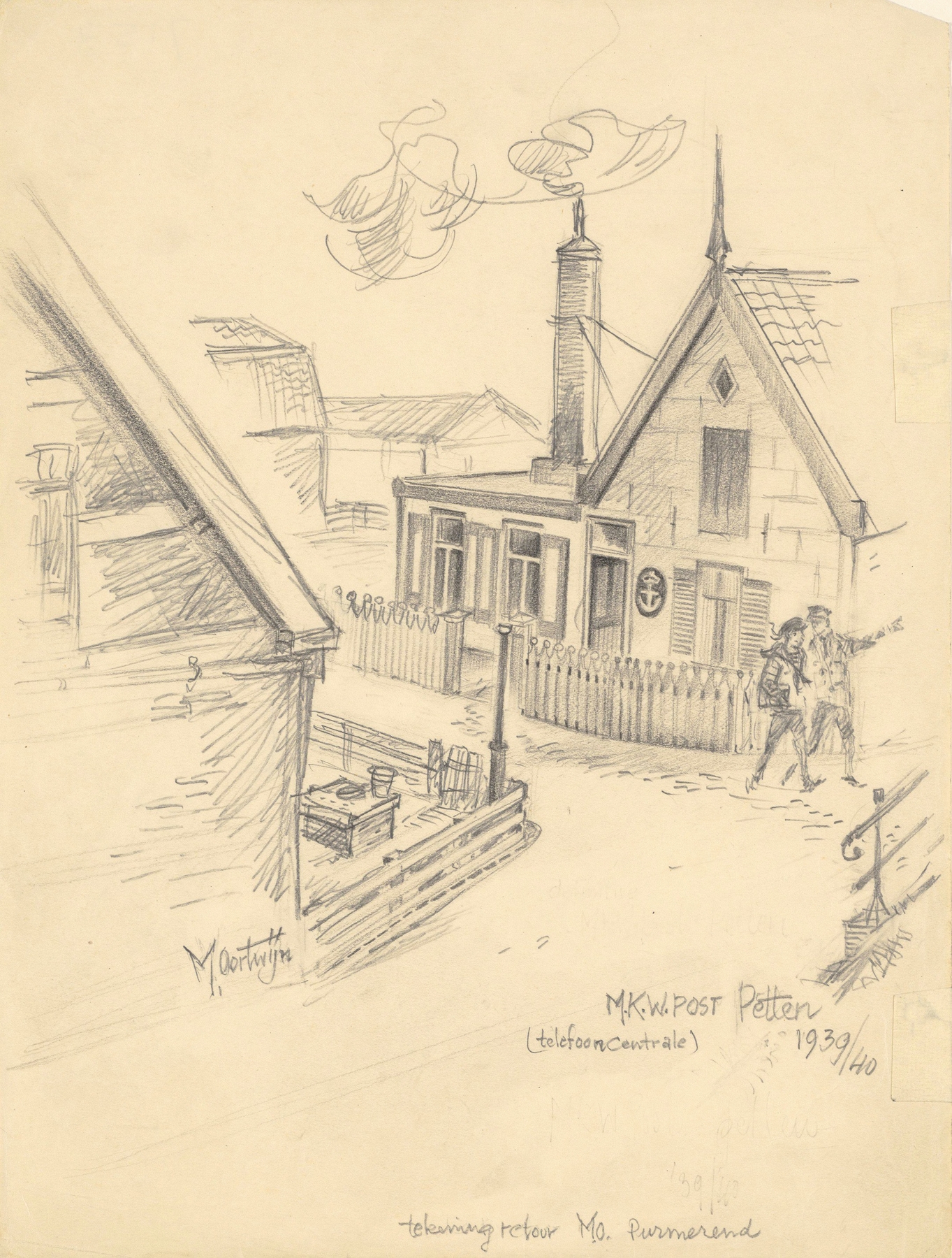 Petten in mobilisatietijd., by Maarten Oortwijn, public domain