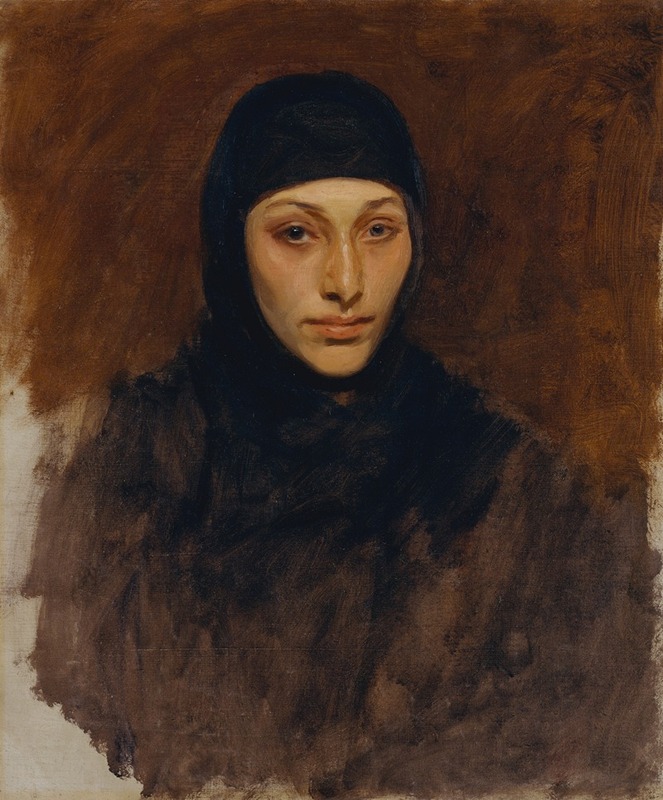 A portrait of an Egyptian woman by John Singer Sargent.