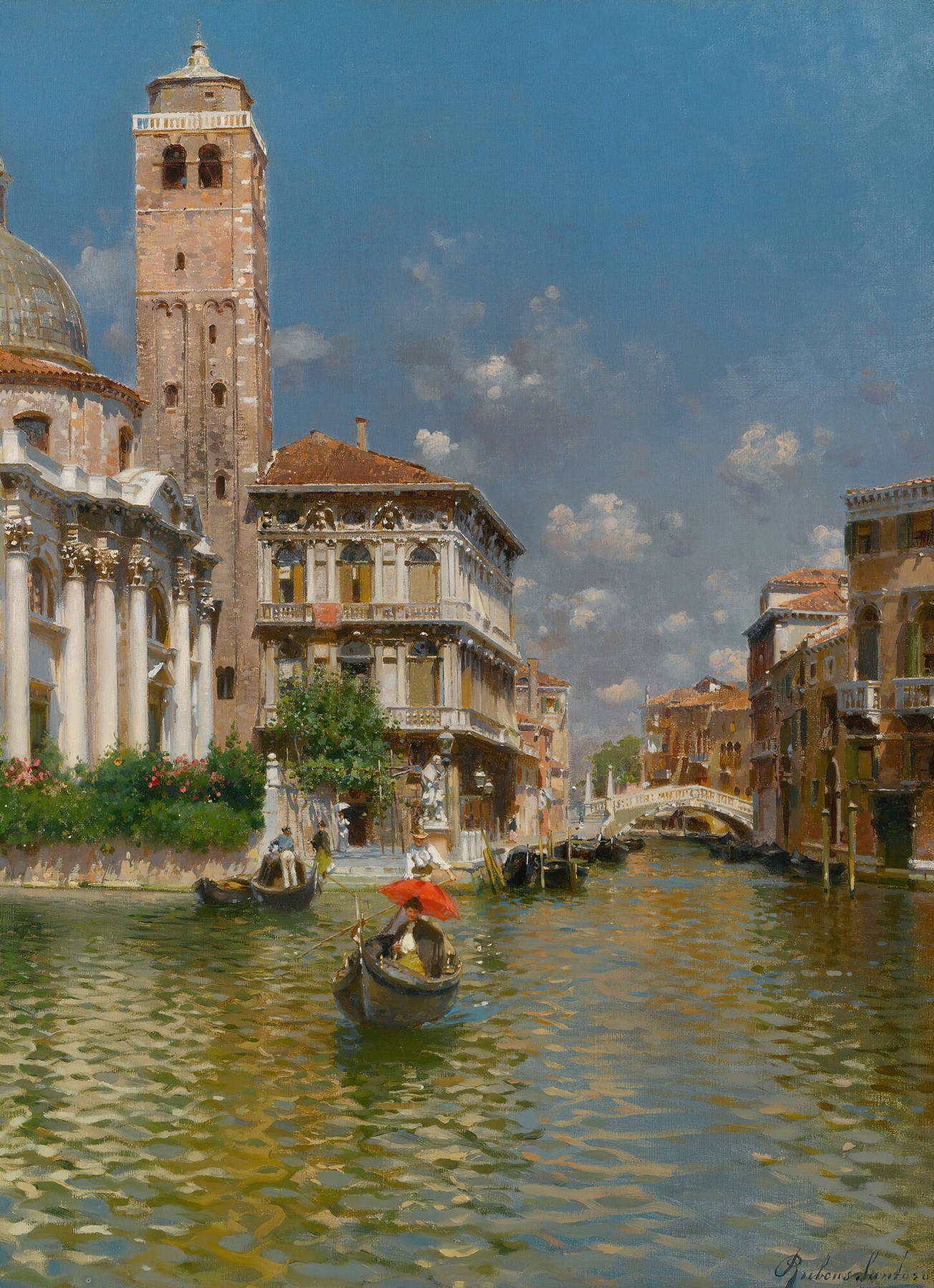San Geremia And Palazzo Labia, Venice, by Rubens Santoro, public domain