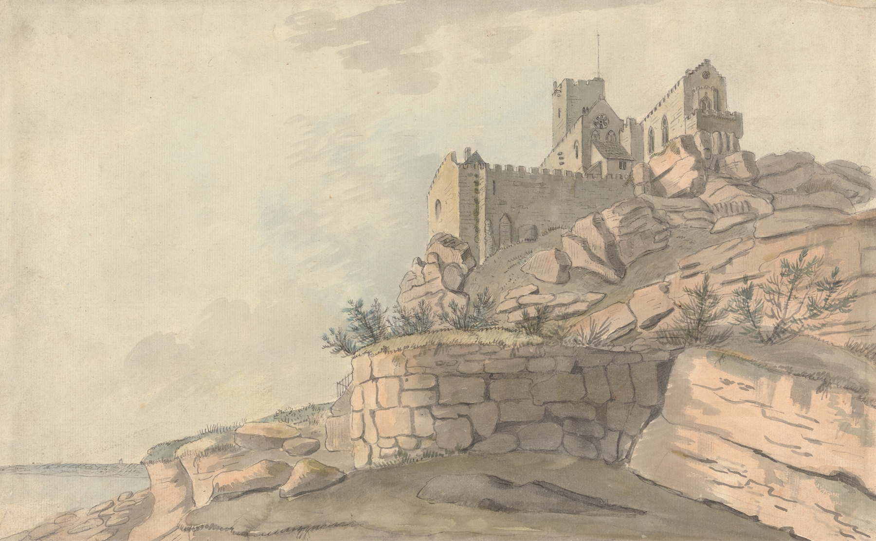 Chapel of St. Michael’s Mount by Capt. Francis Grose, medium unknown