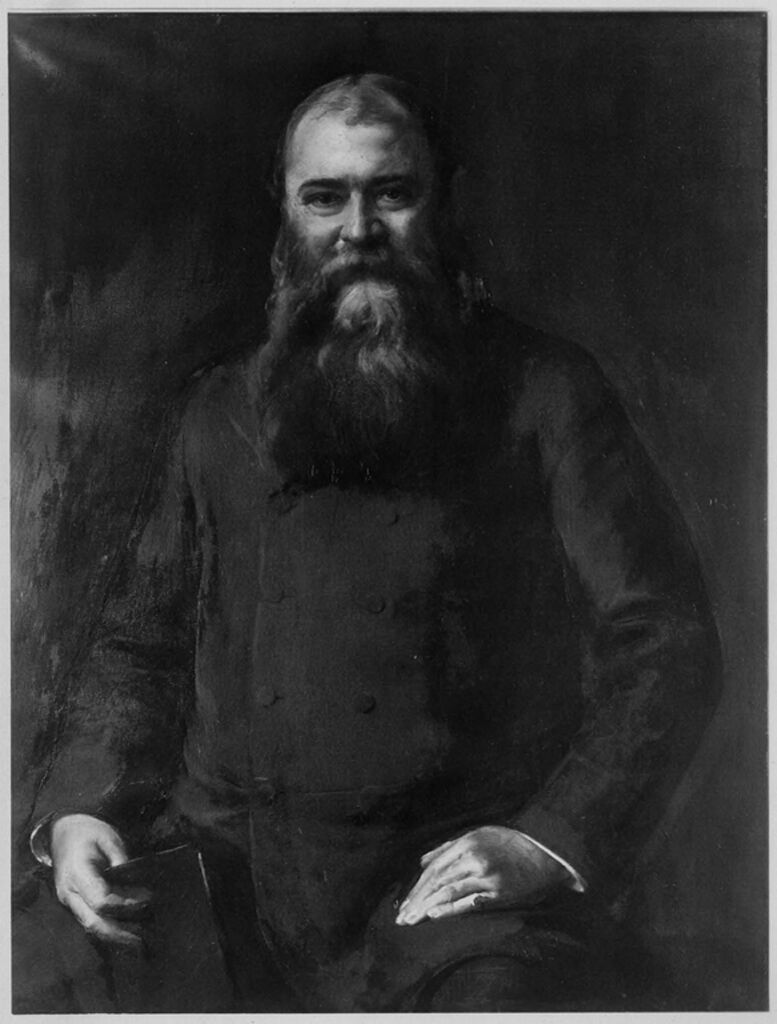 Portrait of James Mills Peirce, oil on canvas by Alfred Quinton Collins