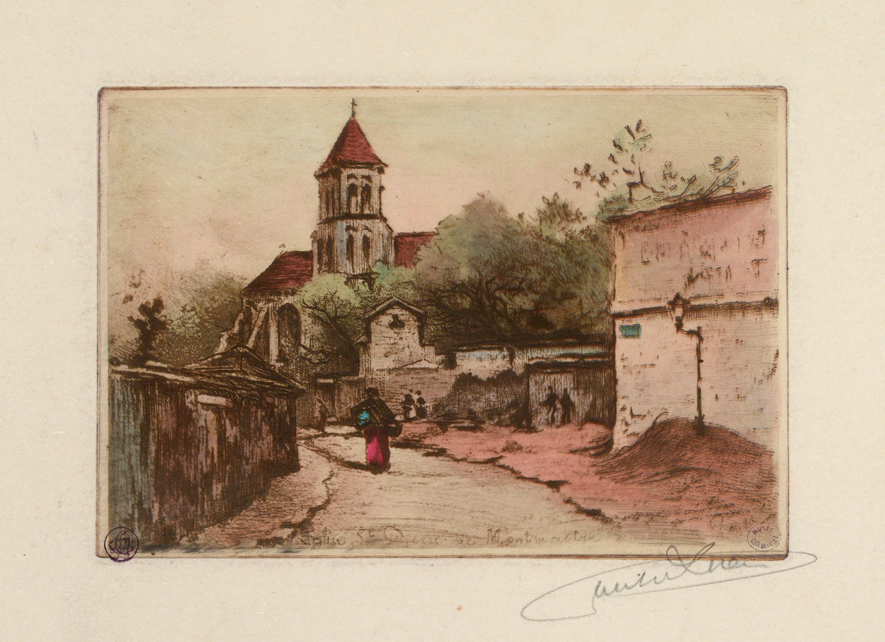 Eglise St Pierre de Montmartre, by Lucien Marcelin Gautier, public domain