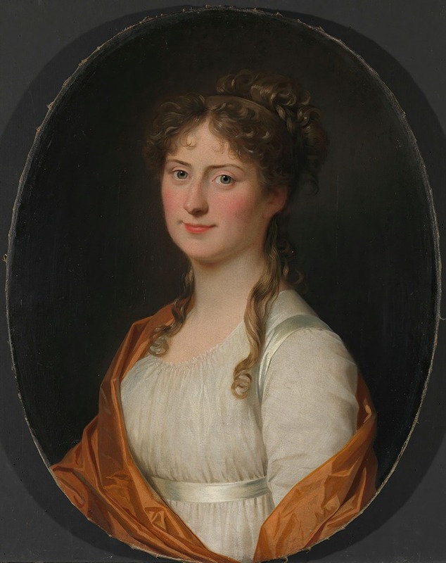 A portrait of a woman by Jens Juel showcasing the elegance of Danish art.