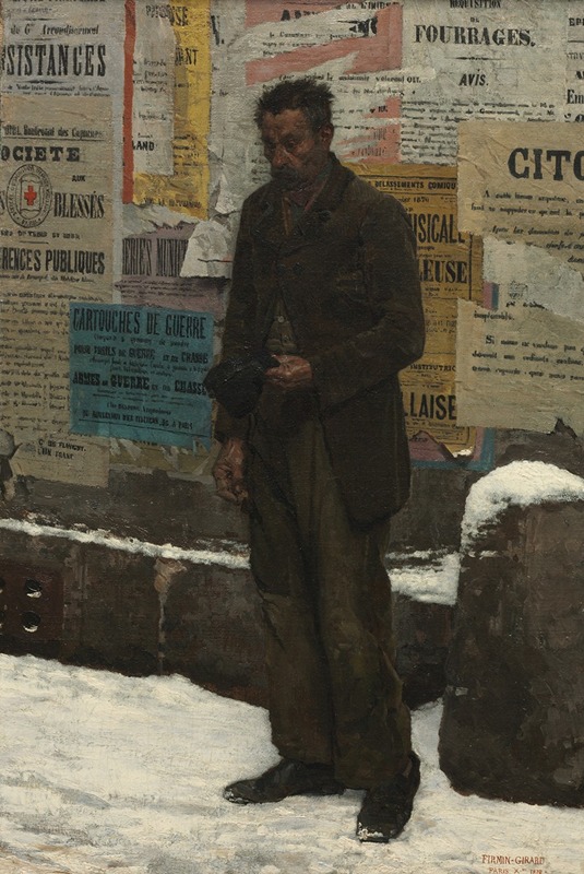 A portrait of a veteran by Marie-François Firmin-Girard.