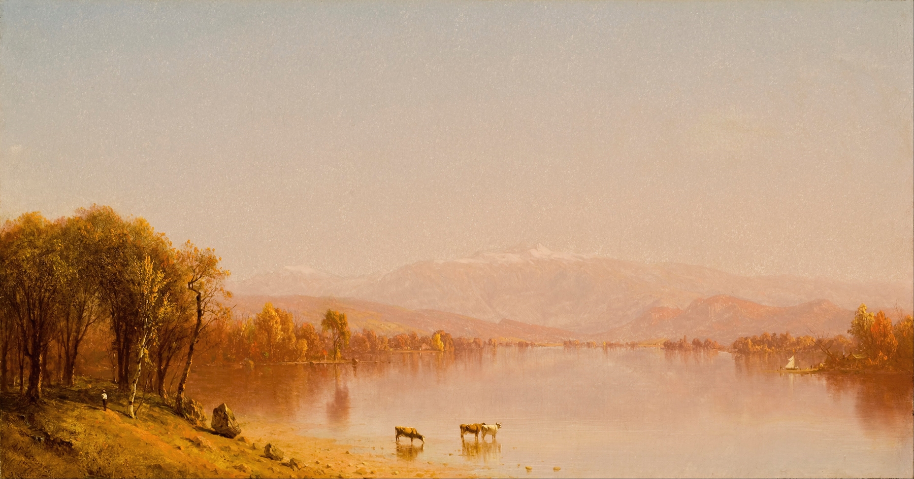 Indian Summer in the White Mountains, oil painting by Sanford Robinson Gifford