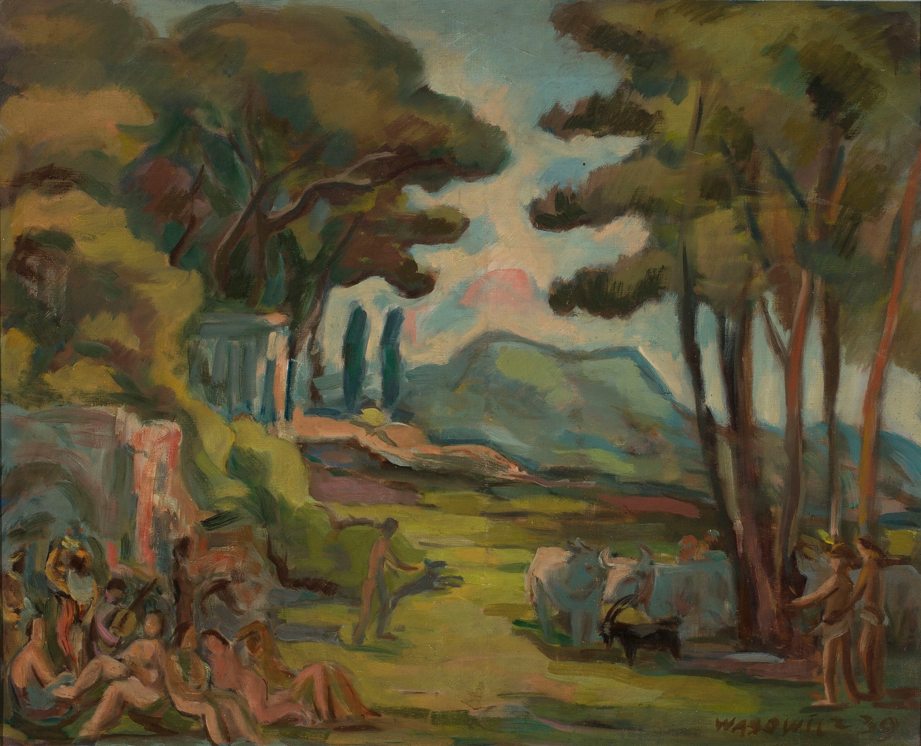Kompozycja włoska, by Wacław Wąsowicz, public domain