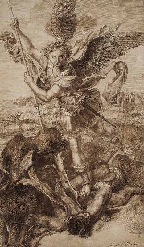 St Michael by Raphael depicts the archangel in a dynamic pose.