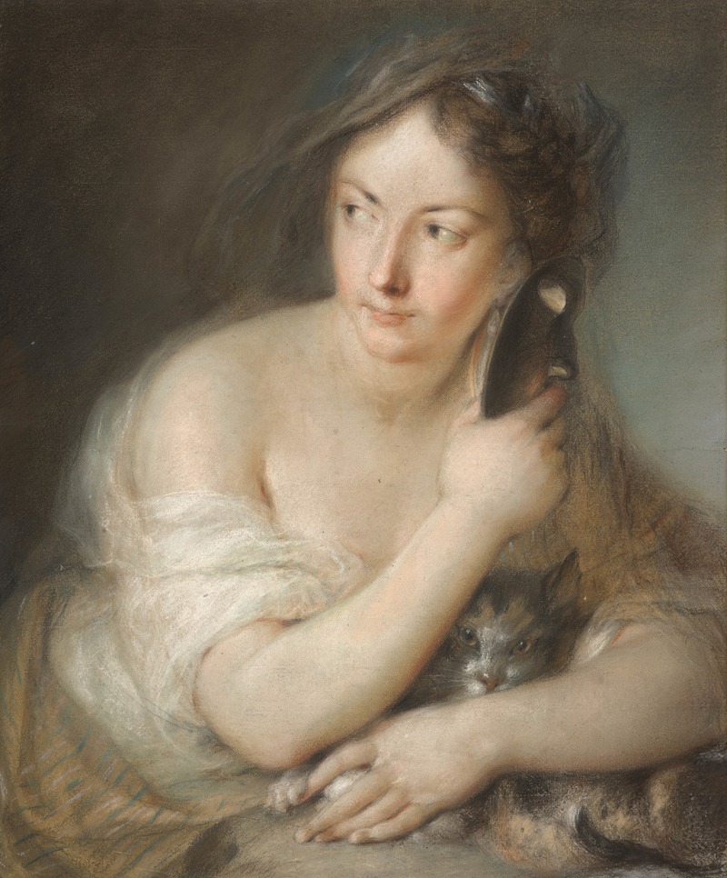A captivating allegorical painting by Charles-Antoine Coypel showcasing intricate details and vibrant colors.