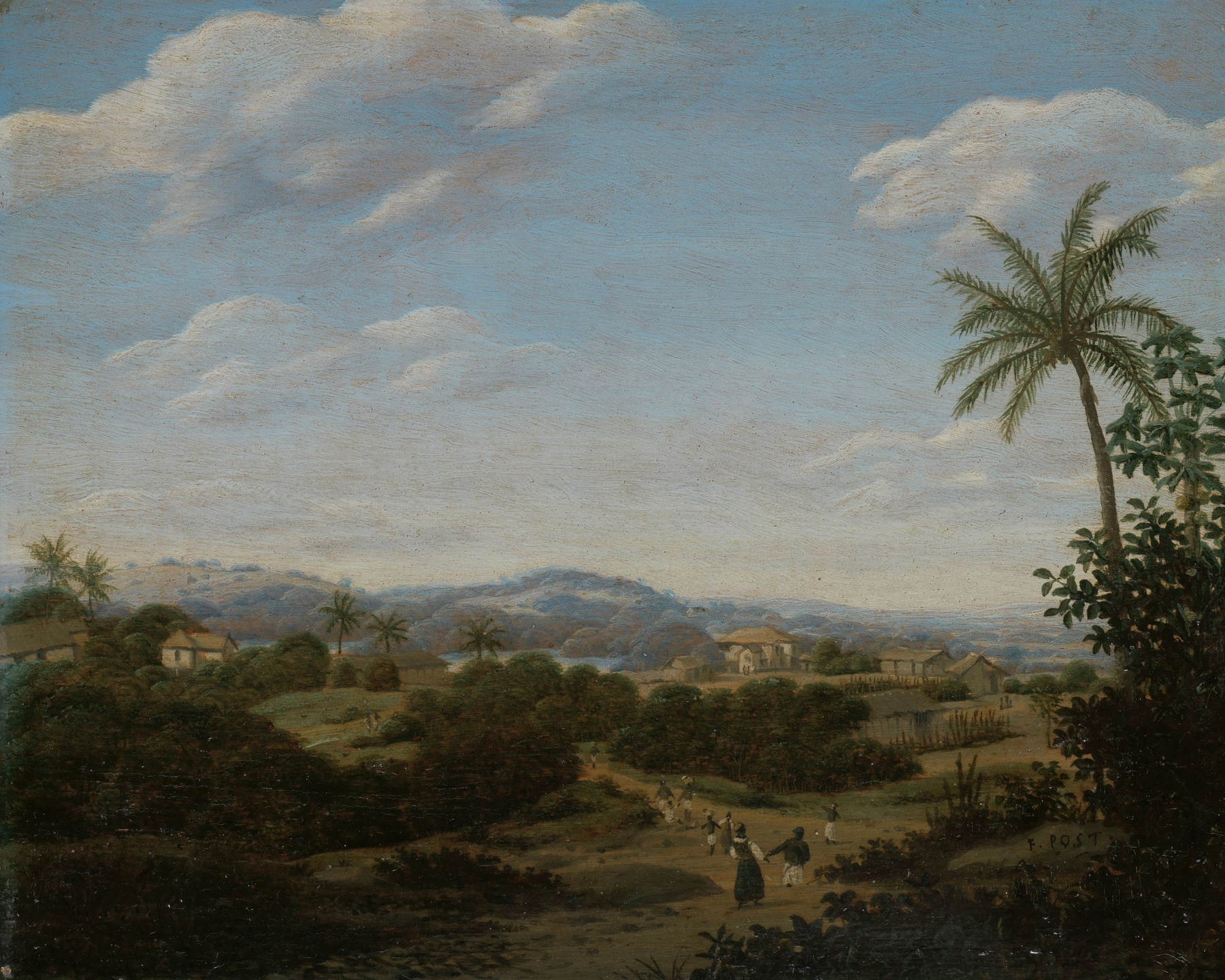 Brazilian Landscape, by Frans Post, public domain