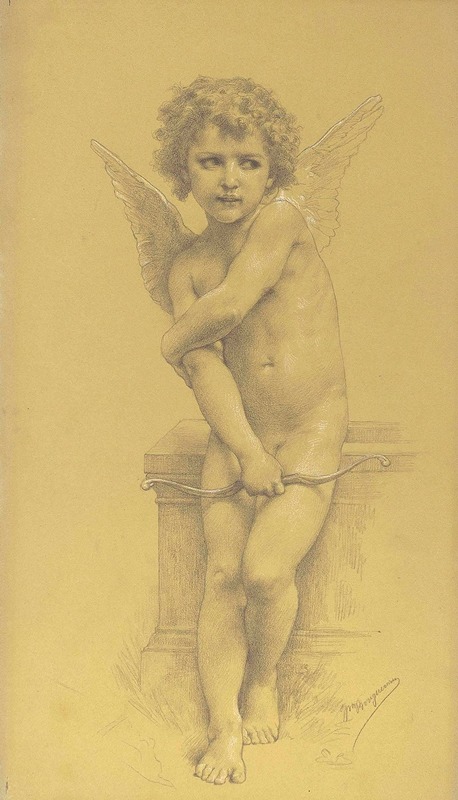 Cupidon et son arc by William Bouguereau