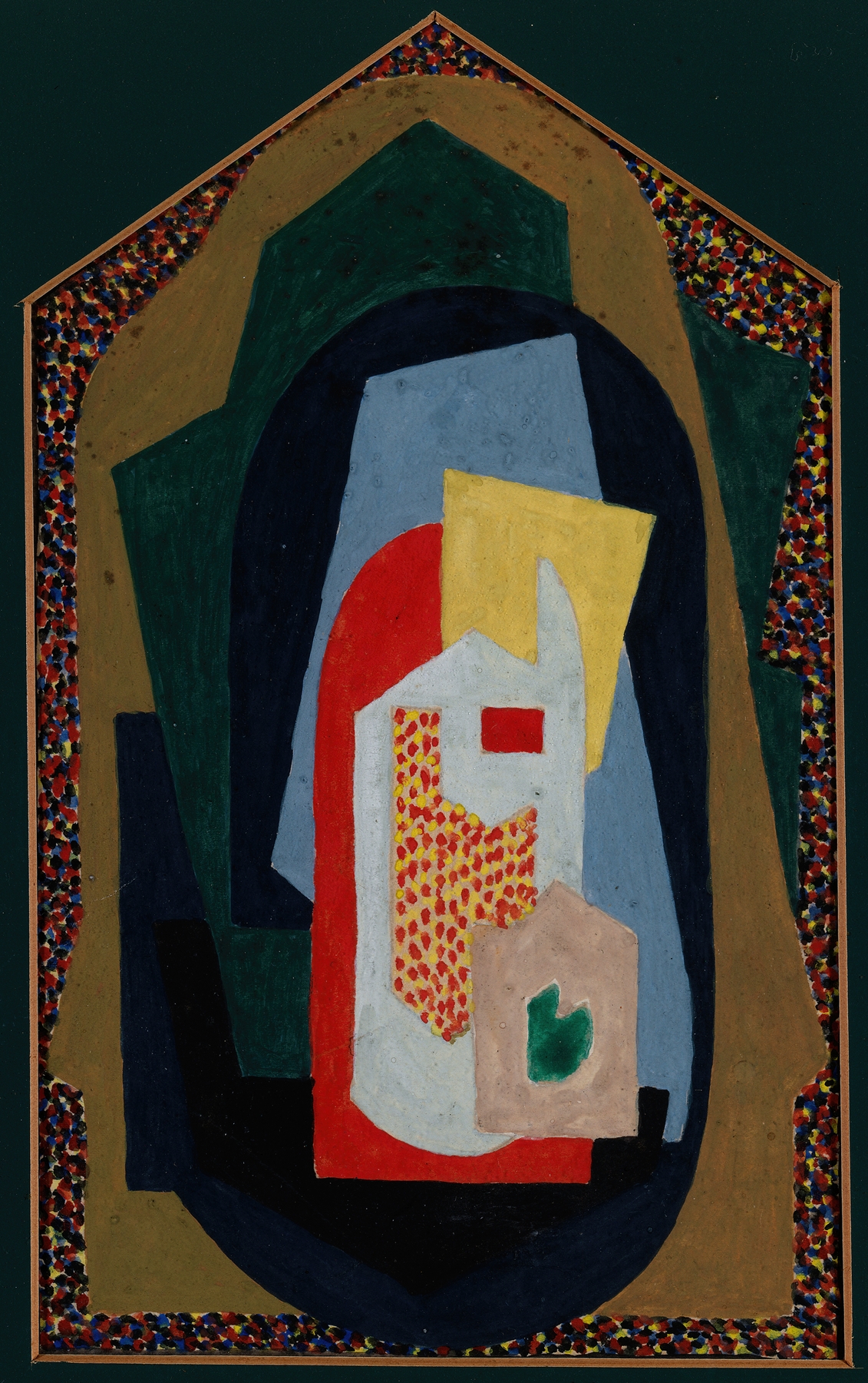 Abstract, by Mainie Jellett, public domain