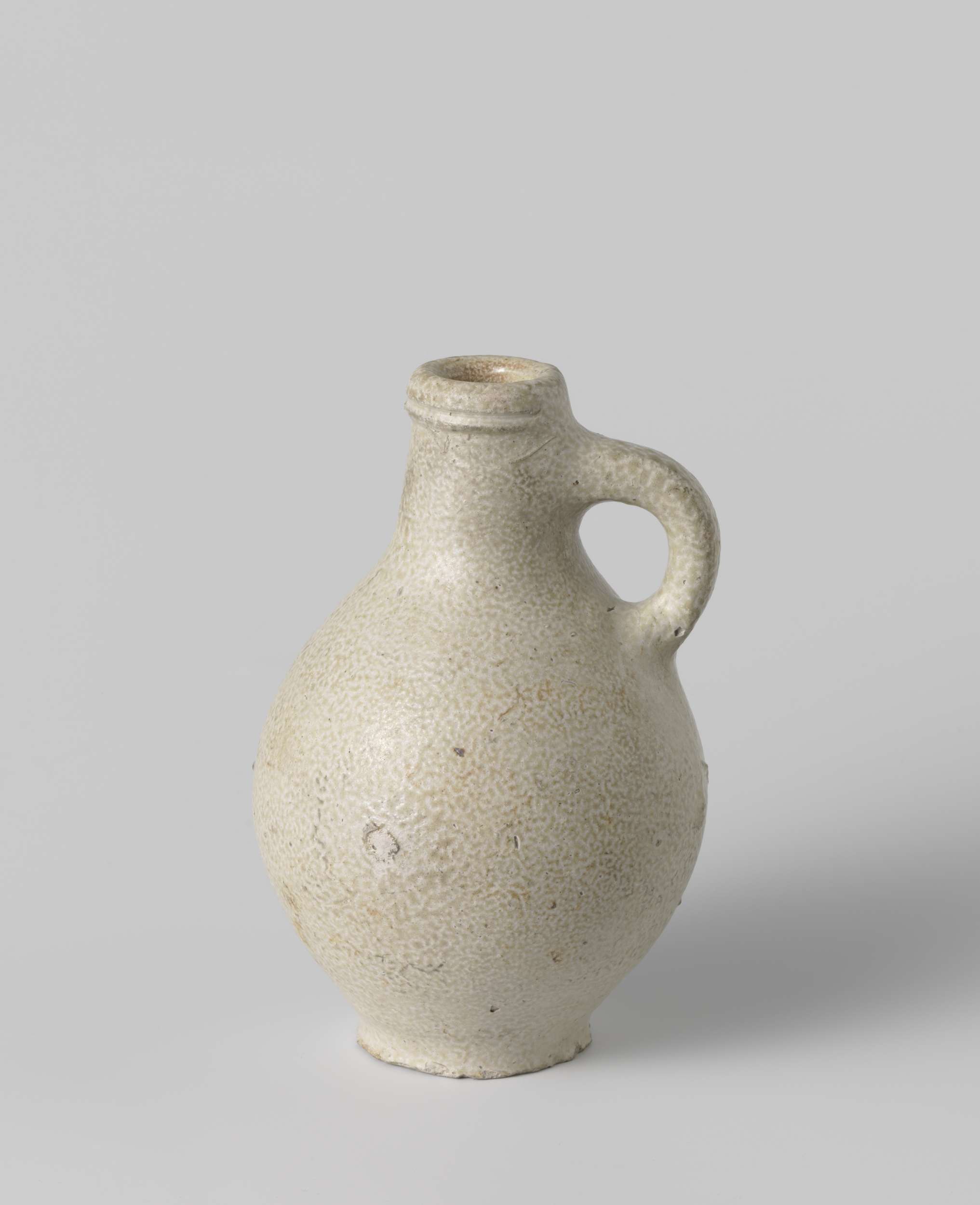 Still life of a jug in earthy tones by Unknown Artist