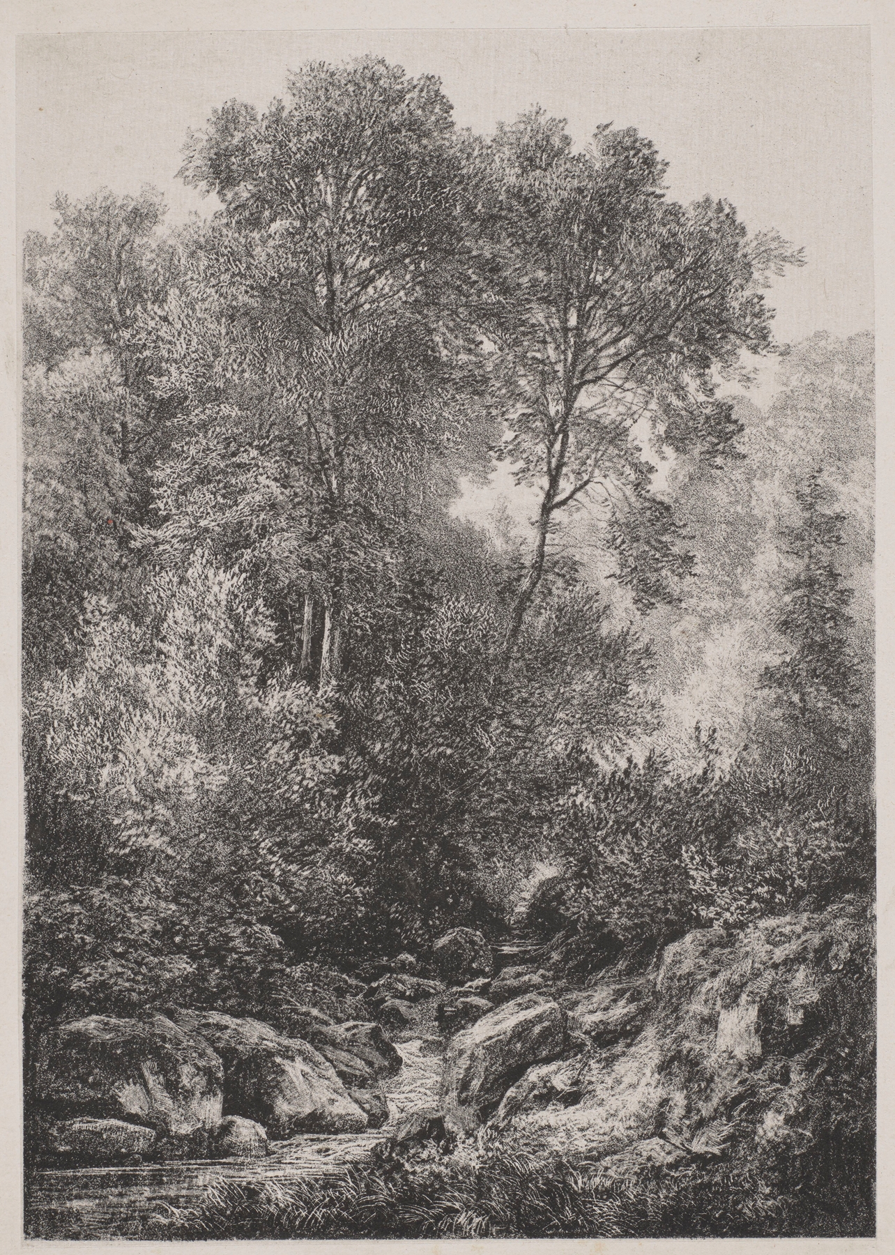 Stream, by Adolf Dressler, public domain