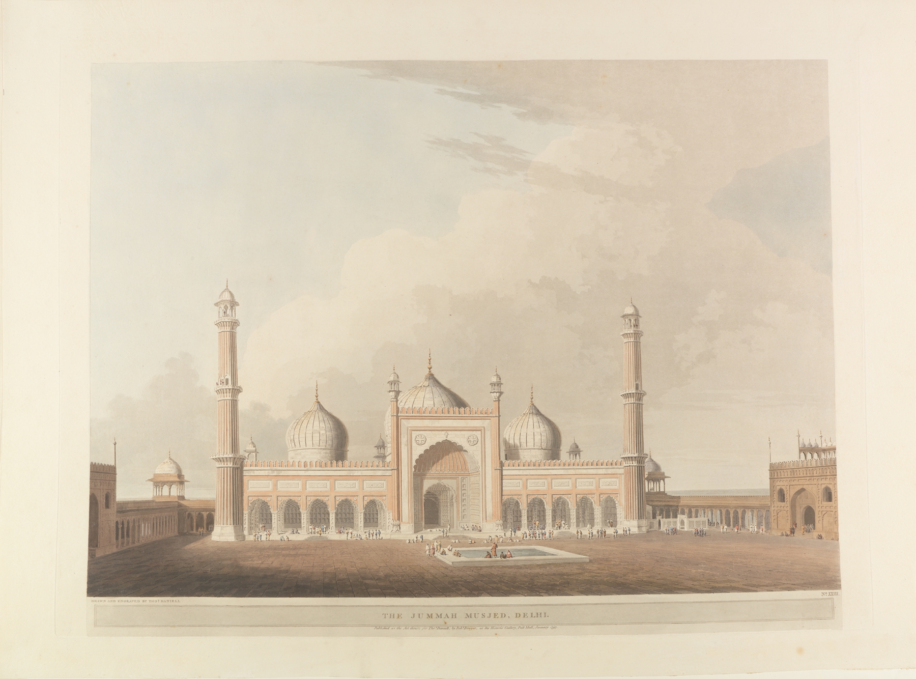 Oriental scenery Pl.23, by Thomas Daniell, public domain