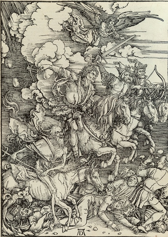 Albrecht Dürer's 'The Four Horsemen of the Apocalypse' depicts the harbingers of the end times.