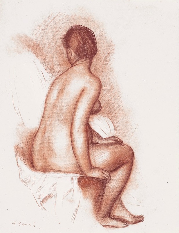 Renoir's 'Femme assise' captures a seated woman in a relaxed pose.