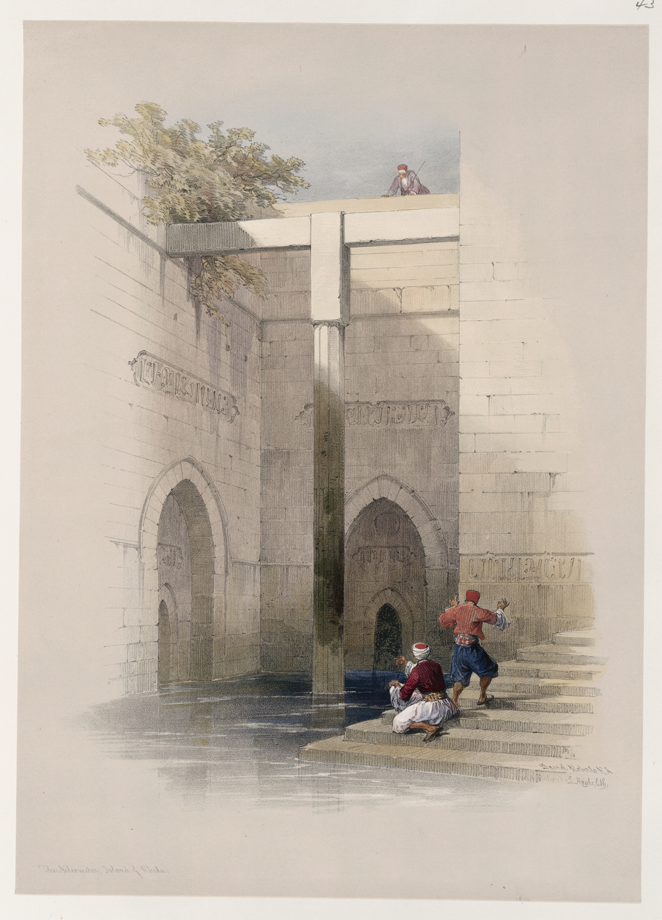 Nileometer on the Island of Rhoda, 1846-1849, by David Roberts, medium unknown