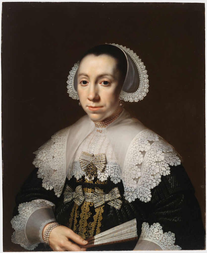 Portrait of a Young Woman, by Dirck Dirckszoon van Santvoort, public domain