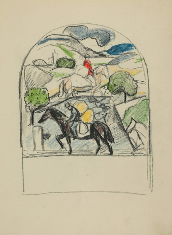 Edvard Munch's 'Untitled 13' showcases a vivid exploration of emotion through abstract forms.