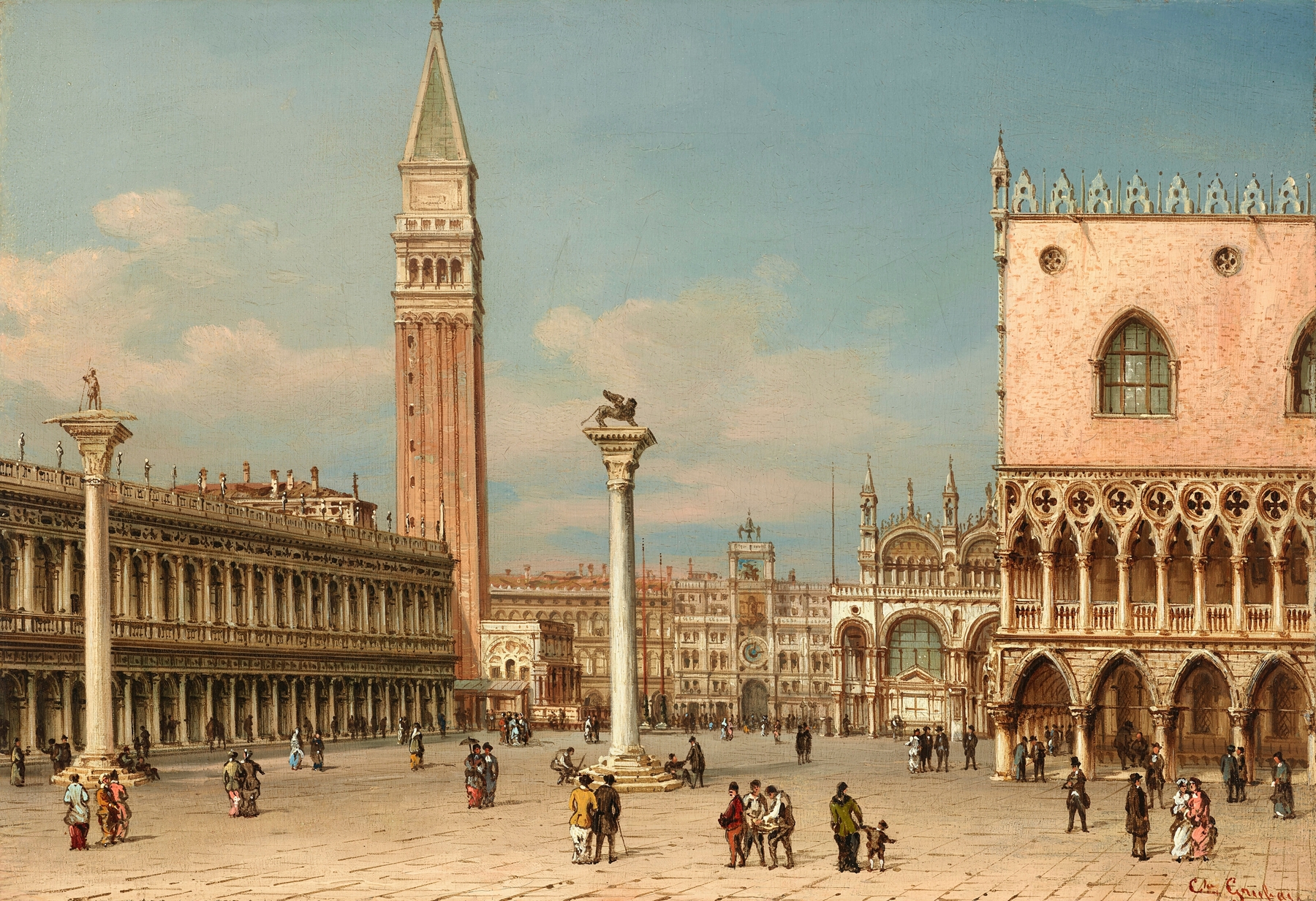 Piazza San Marco, Venice, by Carlo Grubacs, public domain