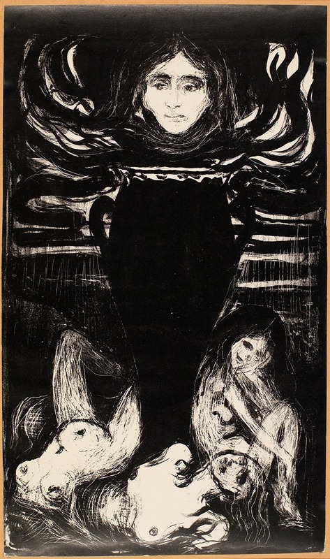 Edvard Munch's 'The Urn' features a striking still life composition.