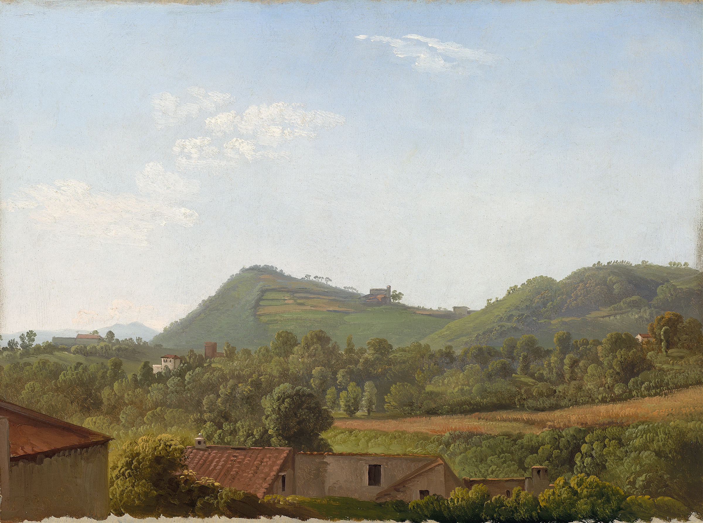 View near Naples, by Simon Denis, public domain