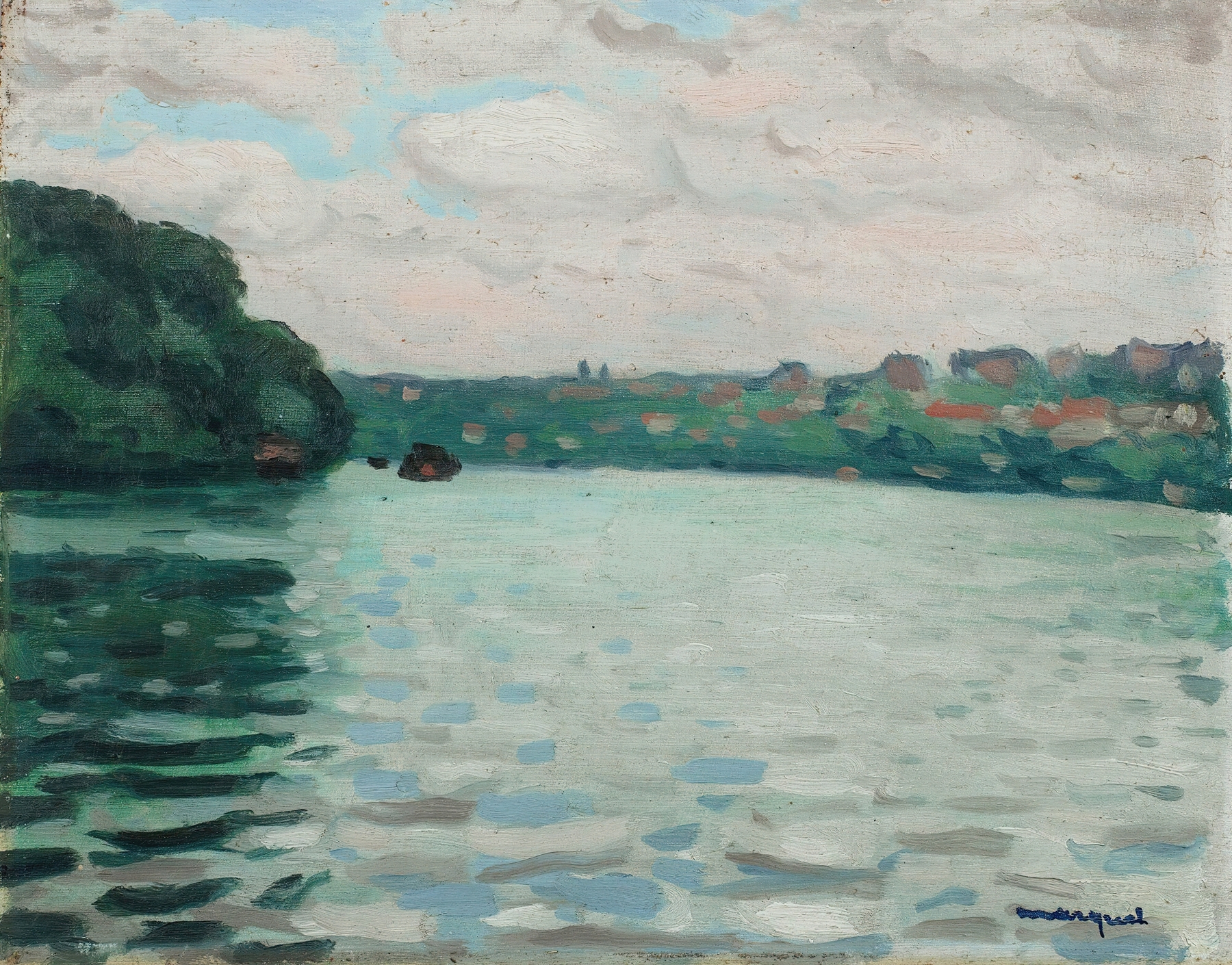 La Seine À La Frette, by Albert Marquet, public domain