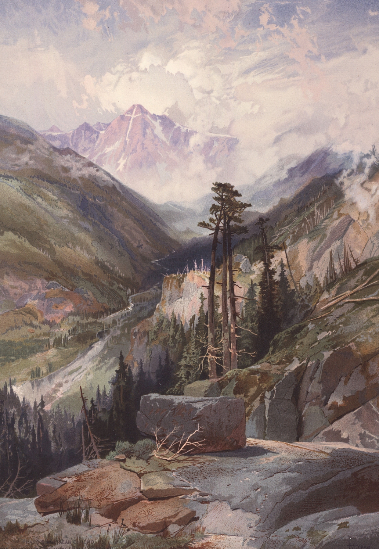 The Mountain of the Holy Cross, Colorado, by Thomas Moran, public domain