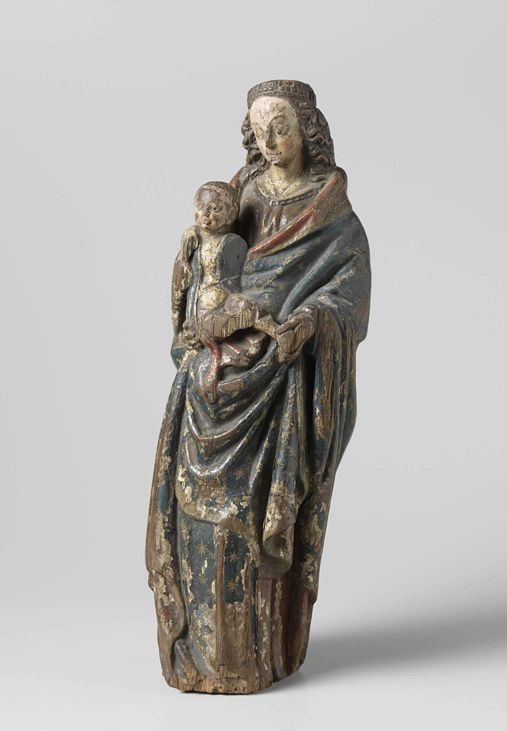 Virgin and Child, by Unknown Artist, public domain
