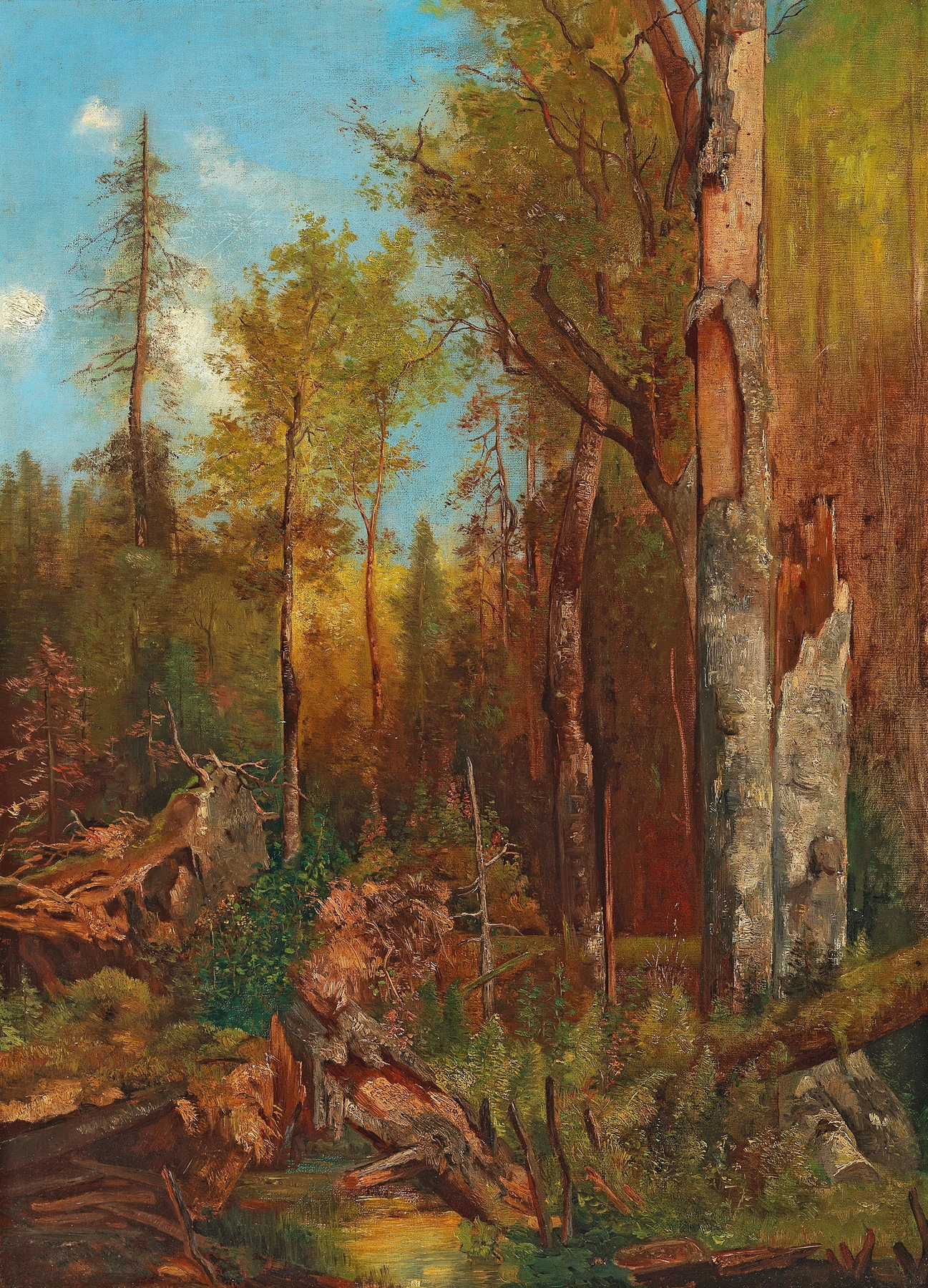 Aus den Forsten des Fürsten Schwarzenberg, by Adolf Obermüllner, public domain