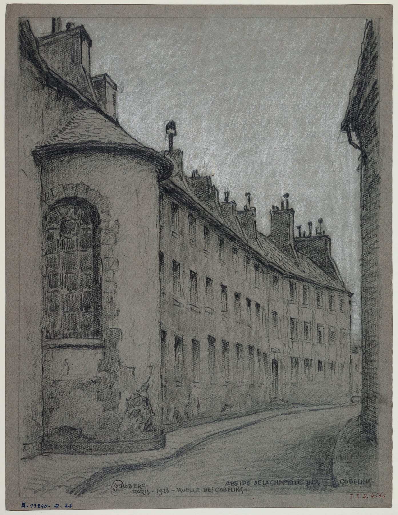 L’abside de la chapelle des Gobelins, by Ferdinand Boberg, public domain