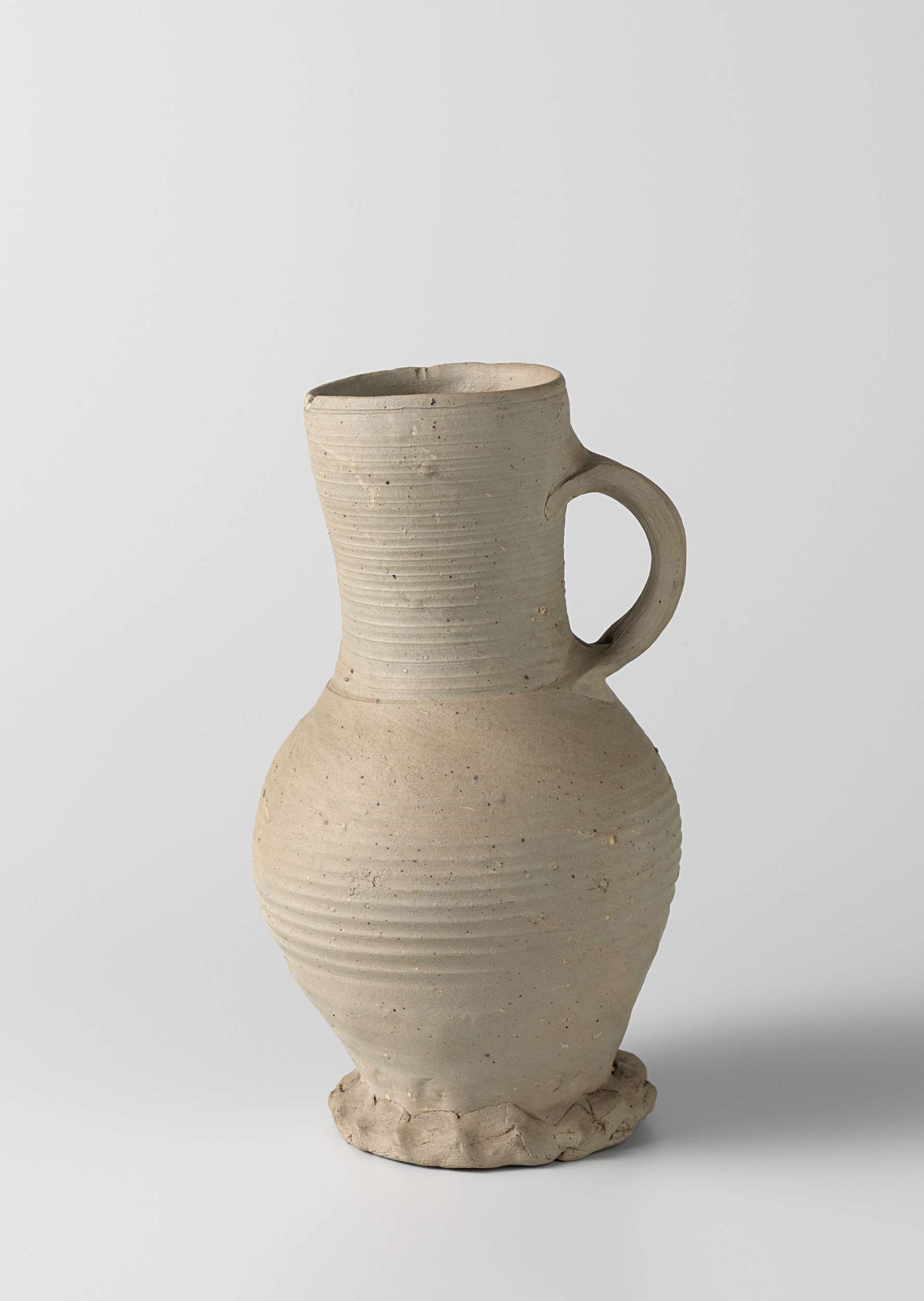 Ribbed jug, by Unknown Artist, public domain