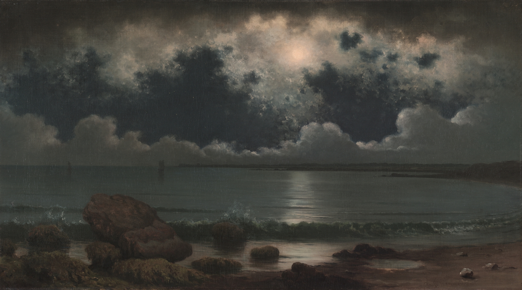 Point Judith, Rhode Island, by Martin Johnson Heade, public domain