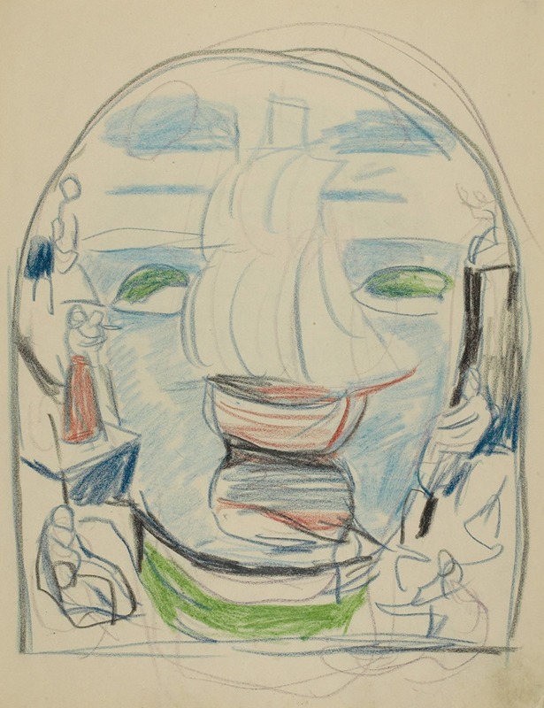 Edvard Munch's *Untitled 12* showcases vibrant colors and abstract forms.