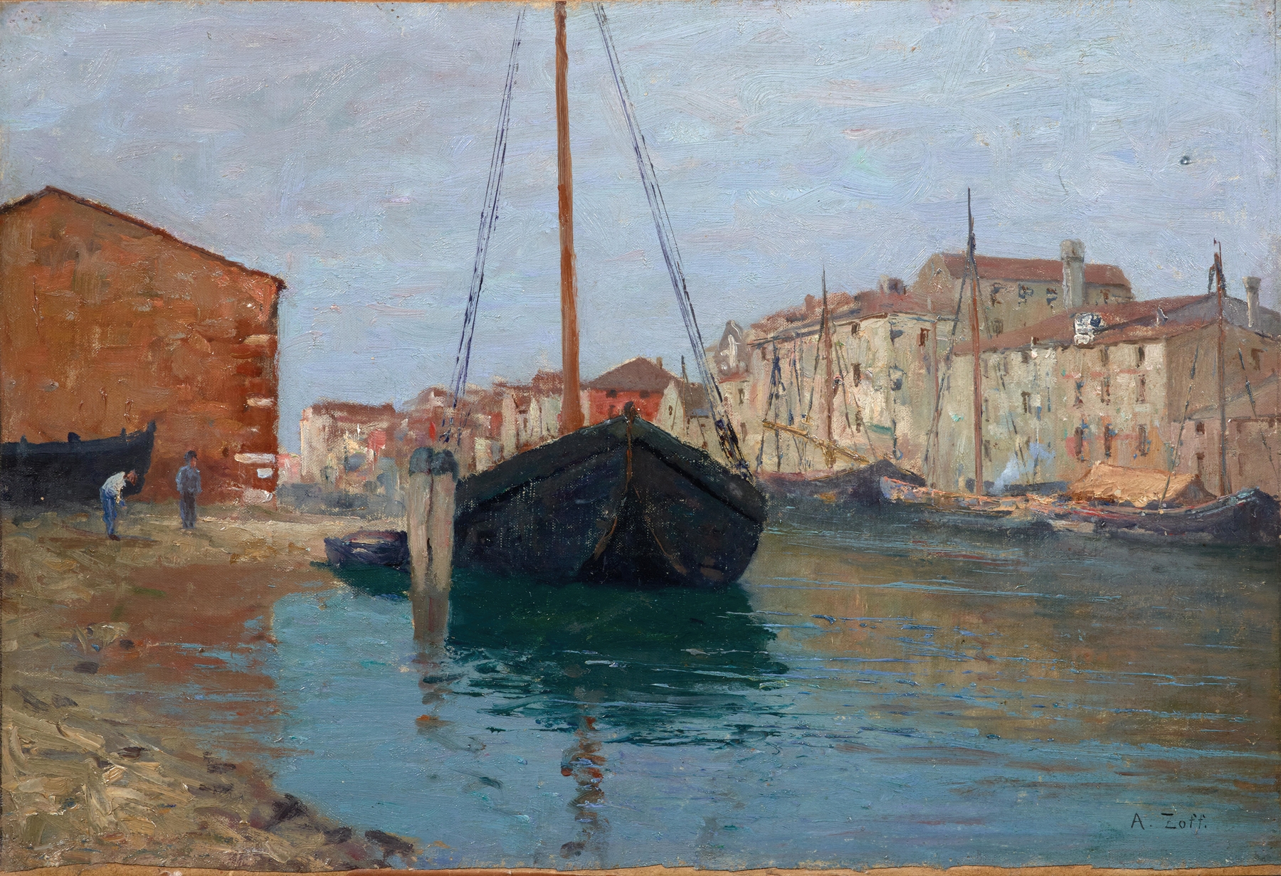 Chioggia, by Alfred Zoff, public domain
