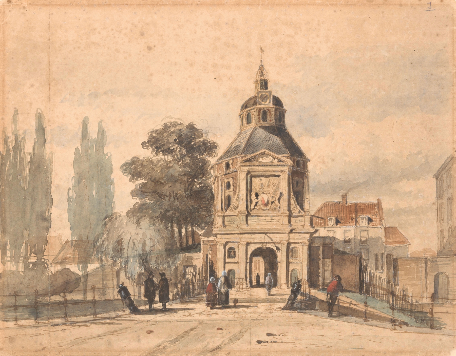 Wittevrouwenpoort in Utrecht, by Johannes Bosboom, public domain