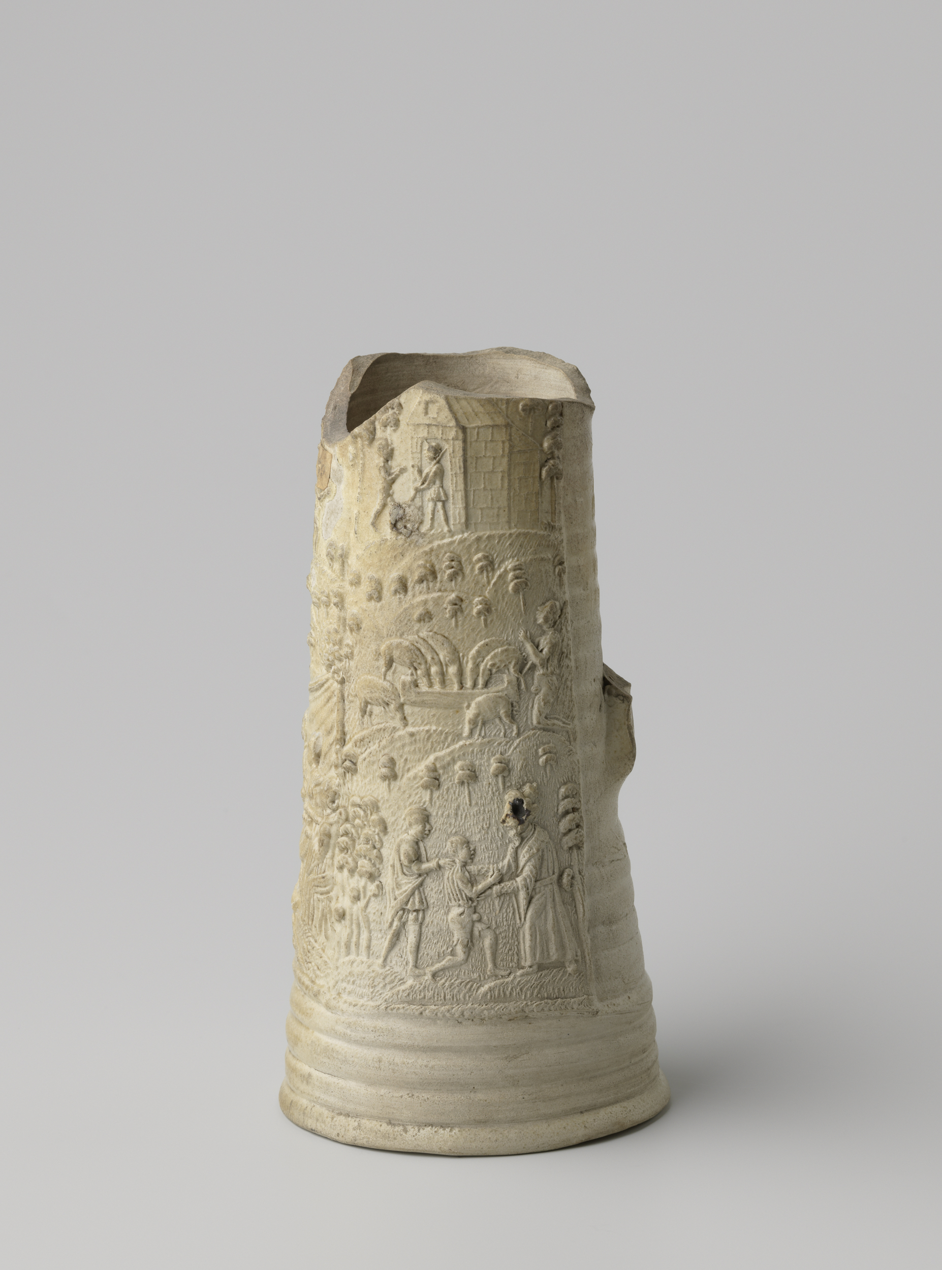 Fragment of a tankard depicting scenes from the Prodigal Son, unknown medium, Unknown Artist