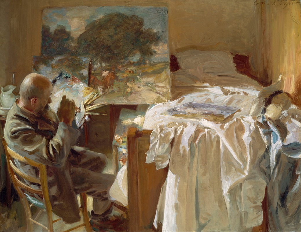 John Singer Sargent's 'An Artist In His Studio' captures the essence of an artist's creative space.
