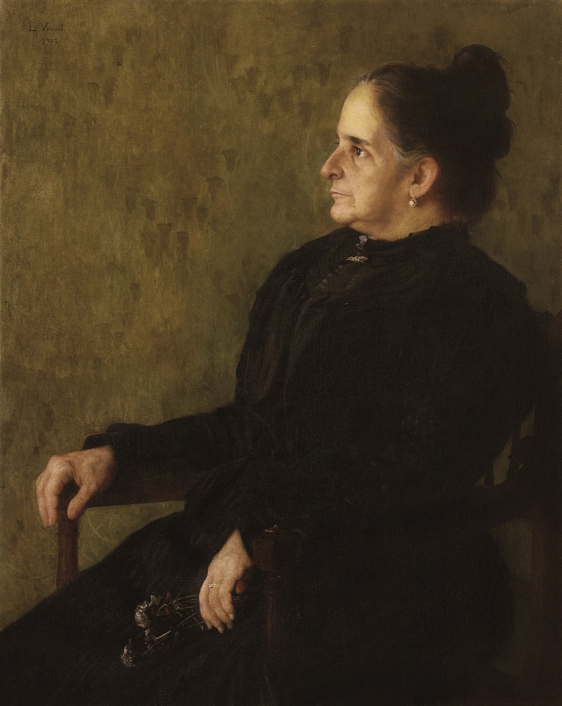 A portrait of Adelaide Simas by Eliseu Visconti.