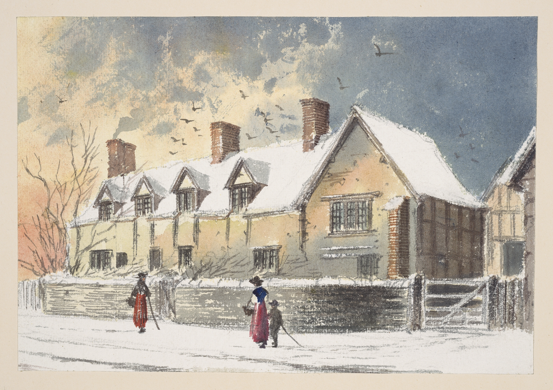 Haunts of Shakespeare Pl.19, by Paul Braddon, public domain