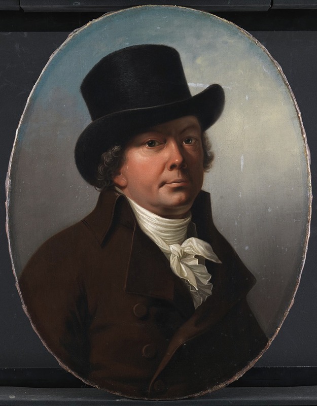 Portrait of Poul Johan Schouw by Jens Juel.
