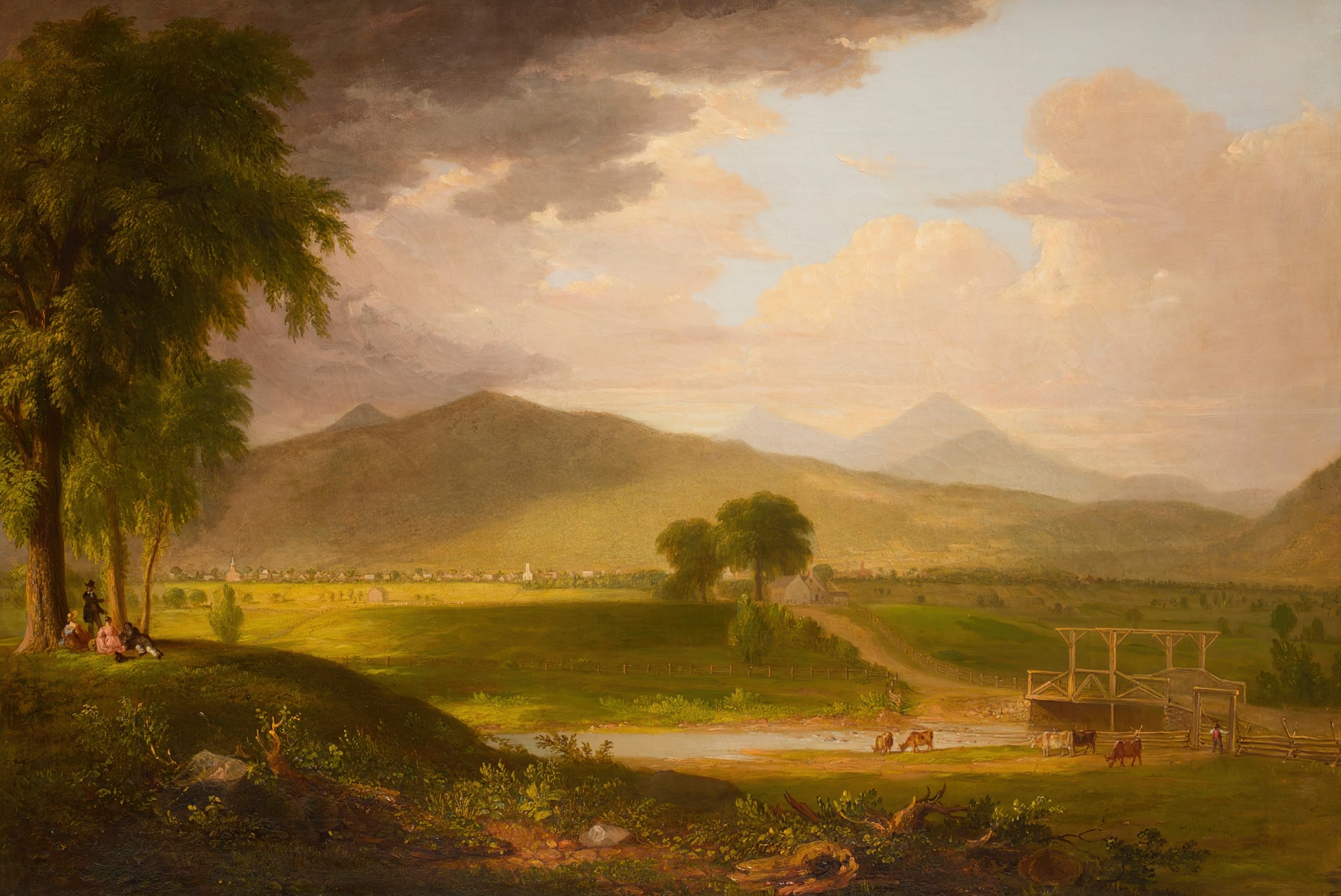 View of Rutland, Vermont, by Asher Brown Durand, public domain