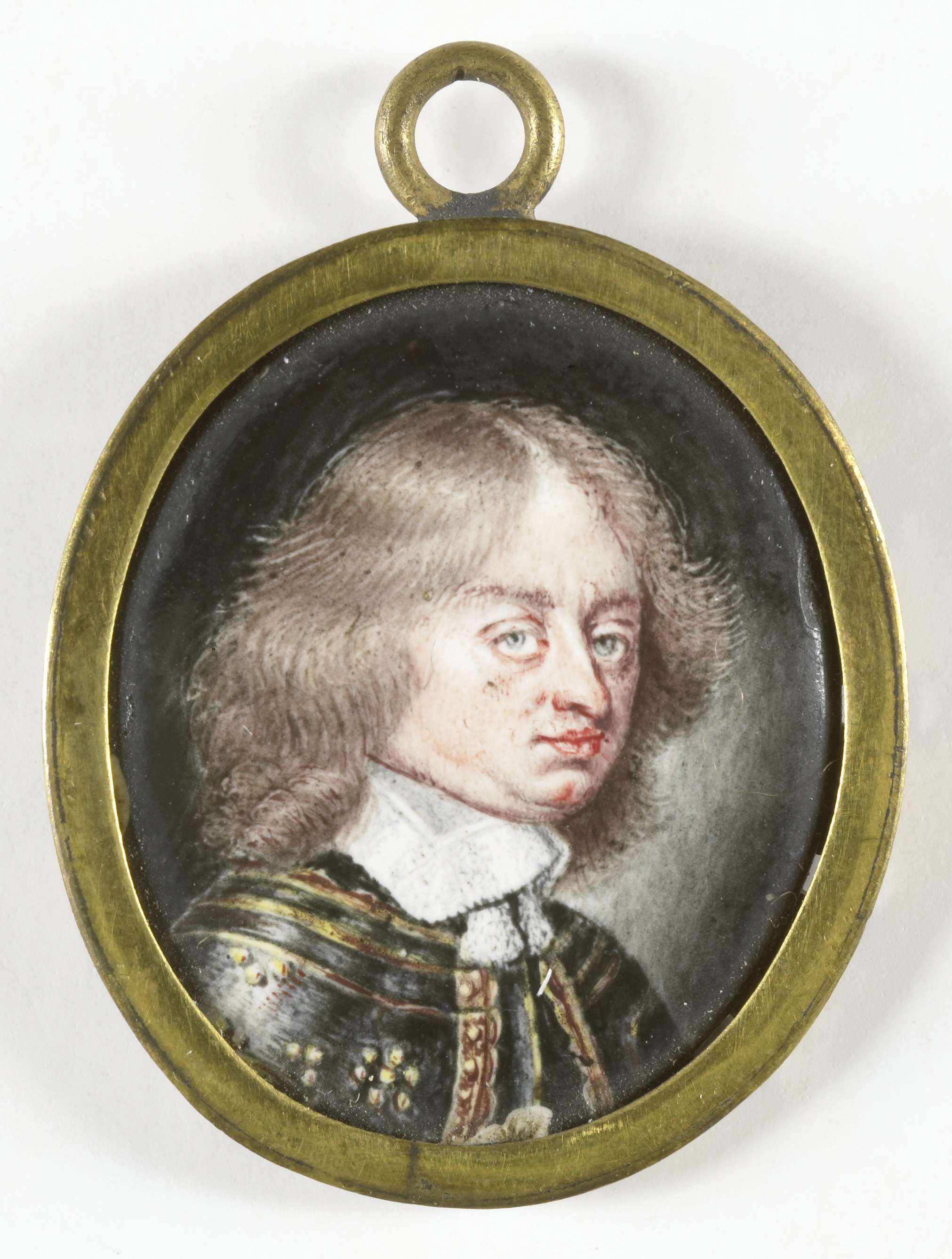 Portrait of a distinguished man in metal by Unknown Artist