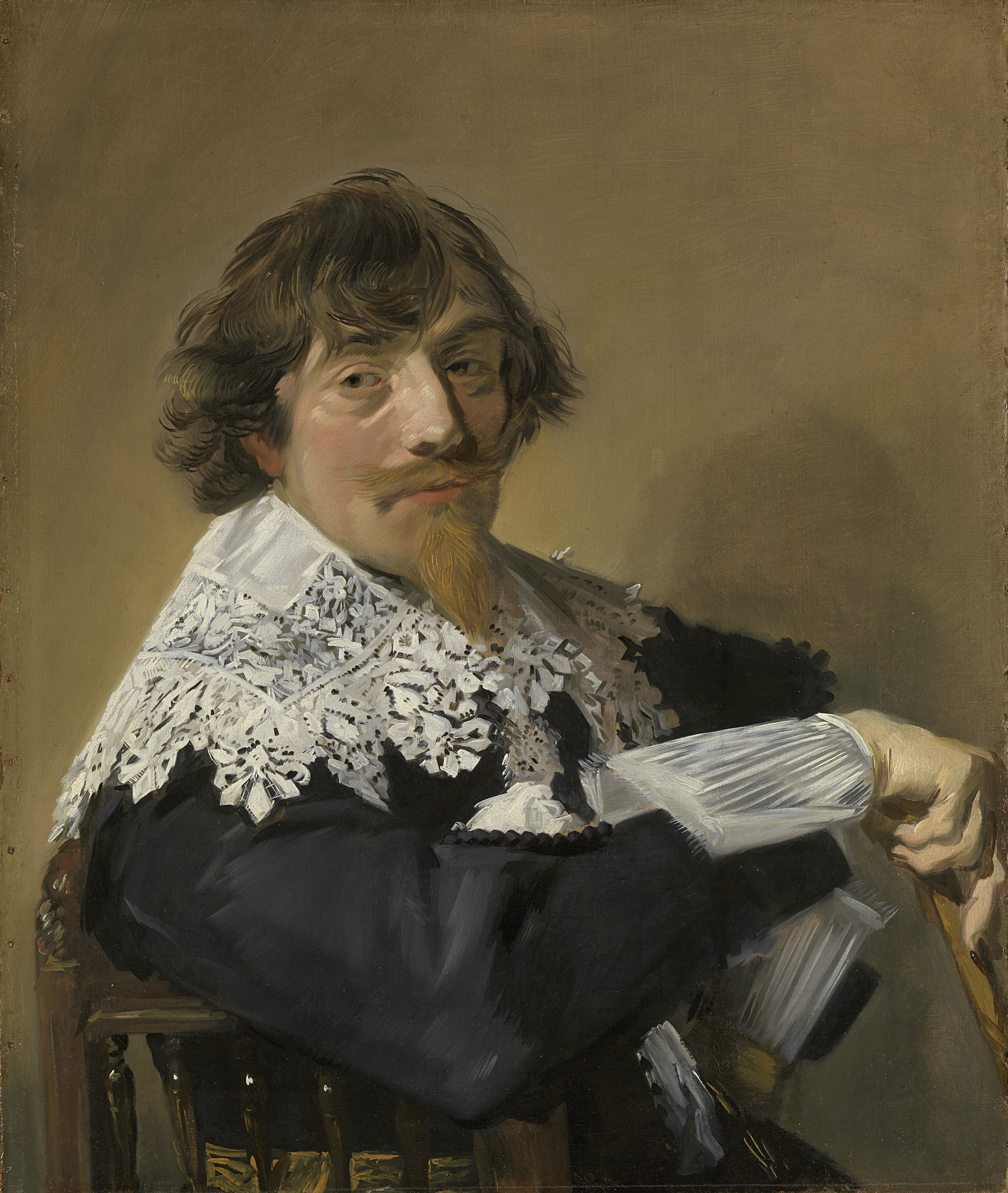Portrait of Jan van de Poll (1597-1678), by Frans Hals, public domain