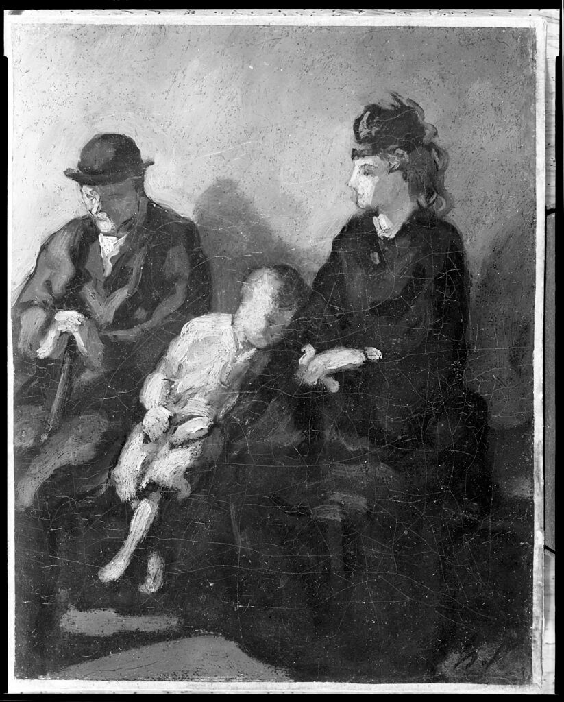 The Waiting Room, by Honoré-Victorin Daumier, public domain