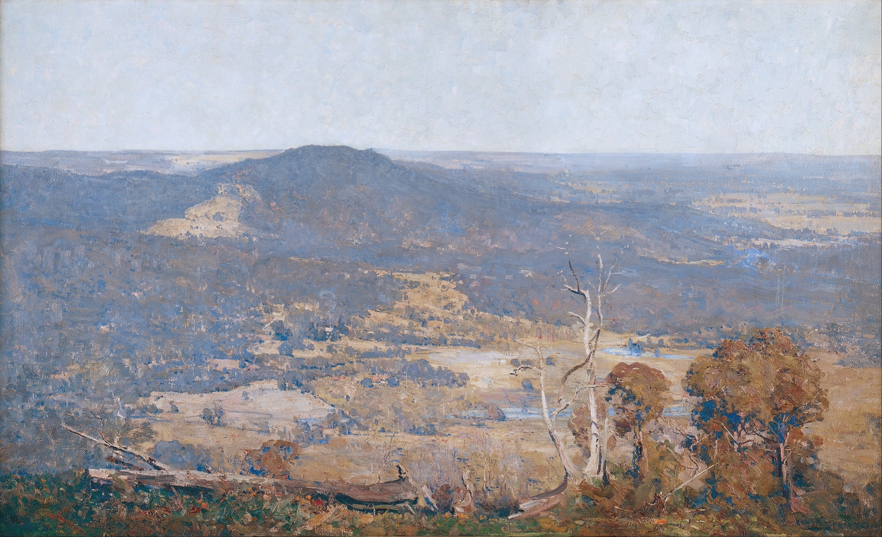 Australia Felix, by Arthur Streeton, public domain