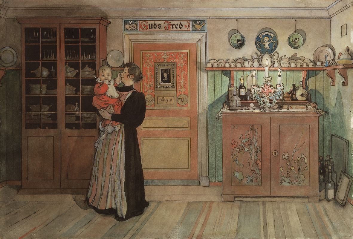 A cozy family scene celebrating the time between Christmas and New Year.