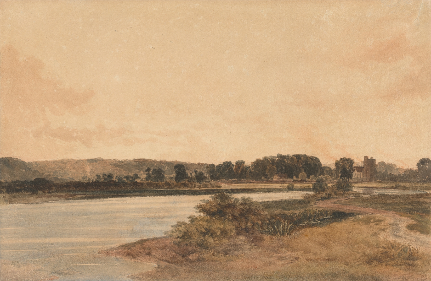 Cookham, near Maidenhead, by Peter DeWint, public domain