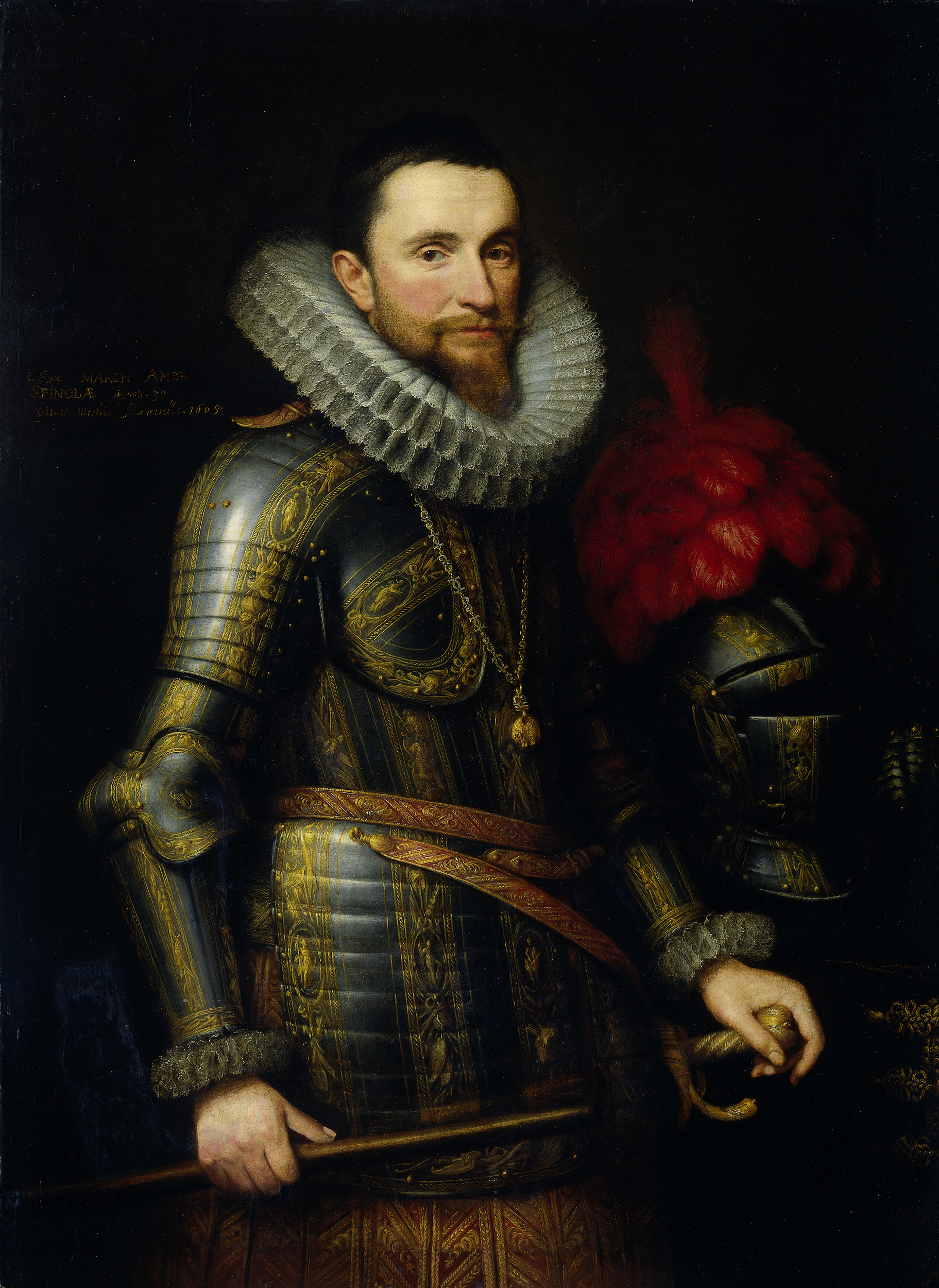 Portrait of Ambrogio Spinola, by Michiel Jansz van Mierevelt, public domain